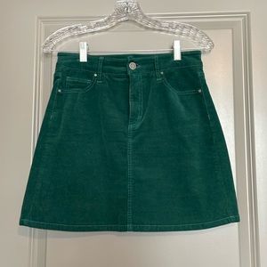 Market and Spruce emerald green denim skirt